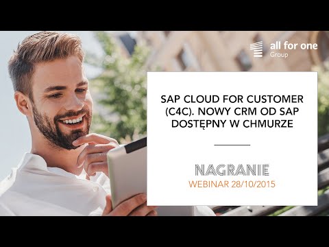 SAP Cloud for Customer (C4C). Nowy CRM od SAP dostępny w chmurze