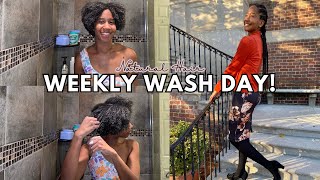 Weekly Wash Day ft. Adwoa Beauty and AG Care | Feed In Braids | Gabrielle Ishell