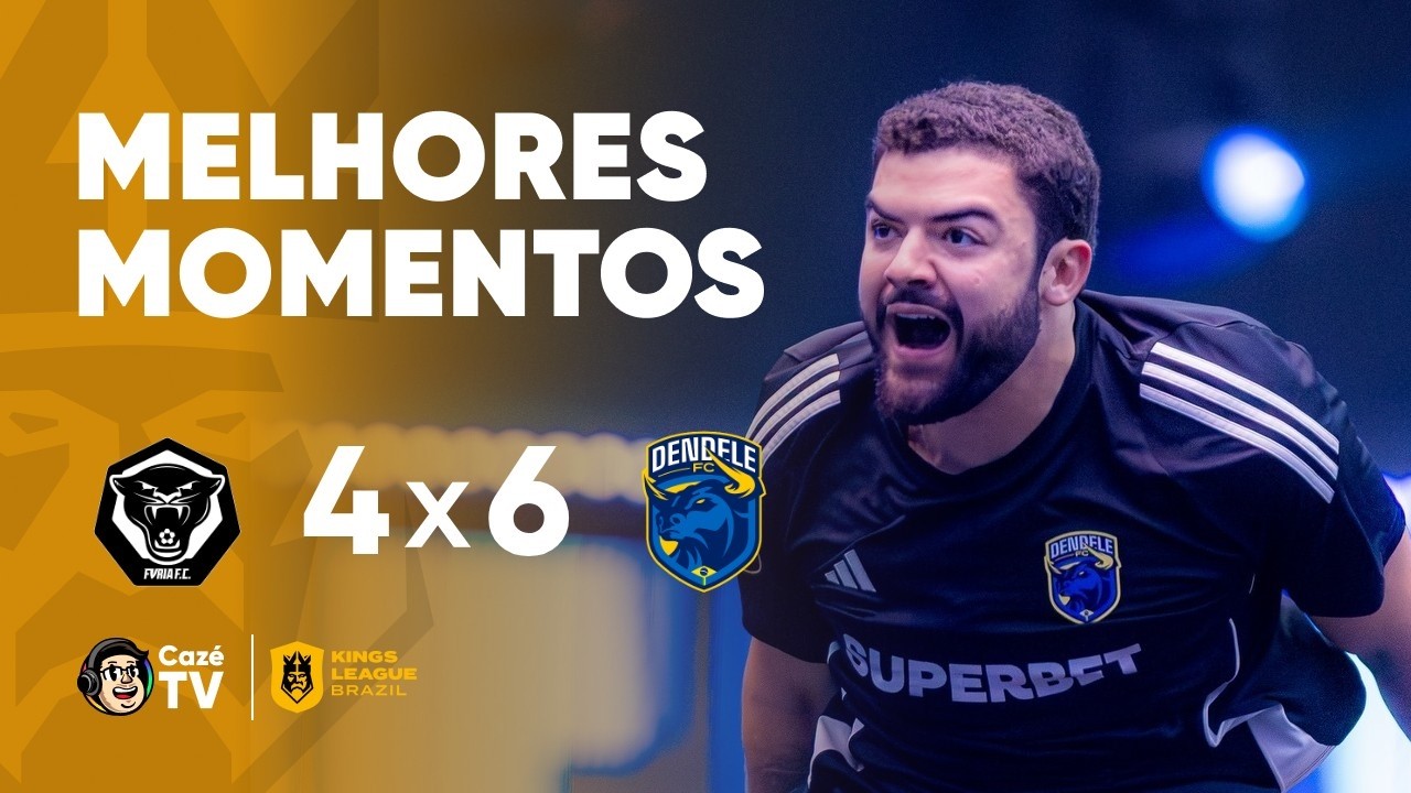 MELHORES MOMENTOS: FURIA 4 X 6 DENDELE | KINGS LEAGUE BRASIL 2026 | 5ª RODADA