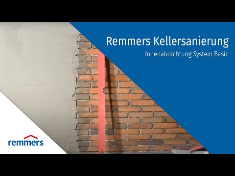 Remmers Kellersanierung - Innenabdichtung System Basic