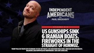 US Gunships Sink 6 Iranian Boats. Fireworks in the Straight of Hormuz.