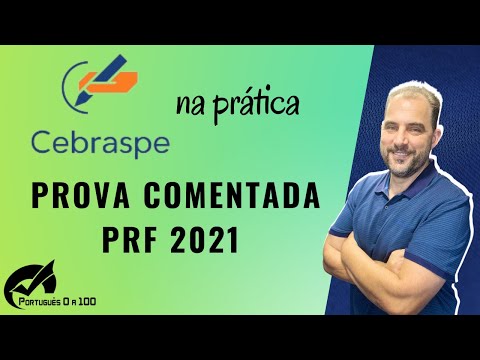 Prova comentada Português PRF 2021 / CEBRASPE
