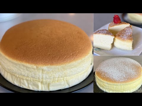 Japanese Cheesecake Recipe 🎂 DIY perfect jiggly cotton cheesecake souffle that doesn't deflate/crack