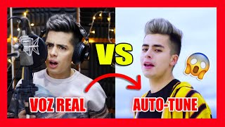 MI VOZ REAL SIN AUTOTUNE (ORIGINAL VS AUTO-TUNE) Me atrapó, Roast Yourself...