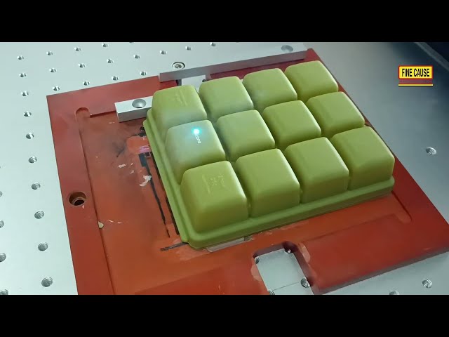 雷雕代工-矽膠雷雕-雷雕副食品冷凍分裝盒