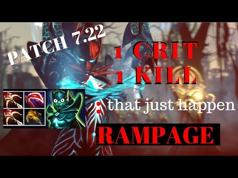 PhantomAssassin 1 Down 4 To Go!! -Dota2[PA] RAMPAGE PATCH 7.22c