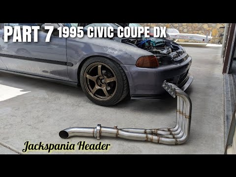 Jackspania B Series Big Tube Drag Header Review - Install & Fitment on my 1995 Honda Civic B16A