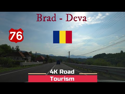 Driving Romania: DN76 & DJ706A Brad - Deva - 4k scenic drive through The West Carpathians