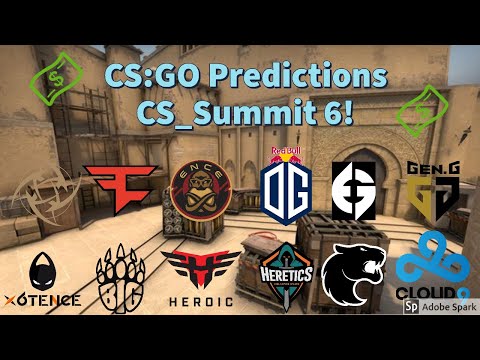 CS Summit 6 - Faze vs. Big, Ence vs. Heroic, Furia vs. Evil Geniuses, Heretics vs. OG and more!