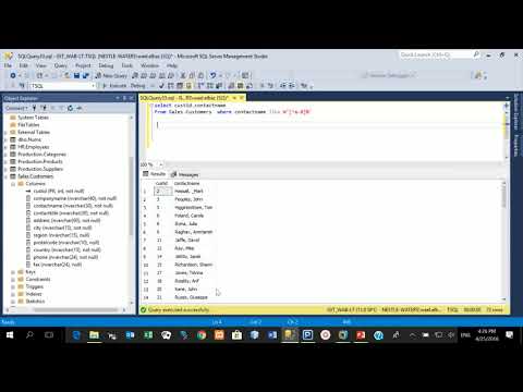 MS SQL Server 2016 course 70-761 - Chapter 6 Working with SQL server Data Type -D