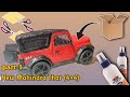 New Mahindra Thar Cardboard Car Making Part 1 How To Make Cardboard Paper Car Handmade Craft Ideas