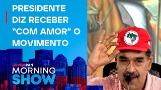 Maduro usa boné do MST e pede ajuda para produção agrícola na Venezuela