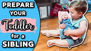 HOW TO PREPARE A TODDLER FOR A NEW BABY! | Preparing Toddler for a Sibling