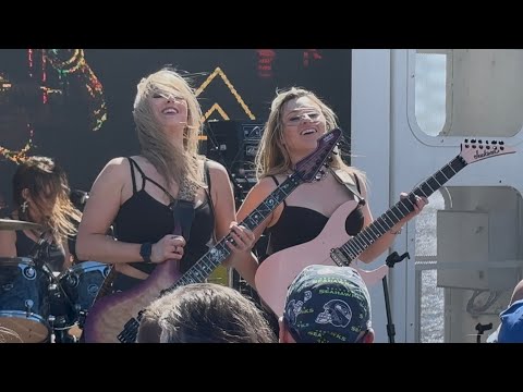 The Iron Maidens - Flash of the Blade, 3-11-2025 at Spice H2O on The Monsters of Rock Cruise.