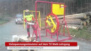 preview picture of video 'Holzspannungssimulator auf dem TH Wald-Lehrgang'