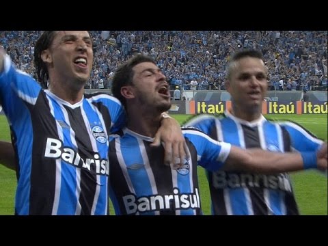 Golaço de Giuliano, Gremio 5 x 0 Internacional 09/08/2015, Brasileiro Série A 2015