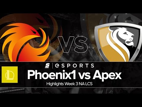 Highlights: P1 vs APX (NA LCS Summer W3D2 Full Series)