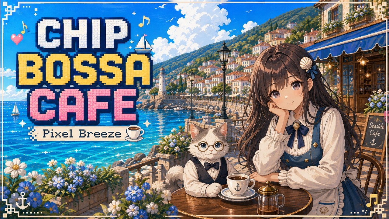 【作業用チップチューンBGM】海沿いのカフェのひととき ☕｜読書・休憩