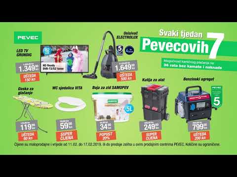 Svaki tjedan Pevecovih 7 - ponuda vrijedi od 11.2.2019. do 17.2.2019.