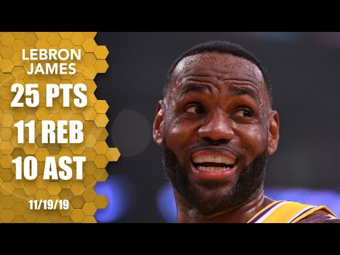 LeBron James becomes 1st player with a triple-double vs. all 30 NBA teams | 2019-2020 NBA Highlights