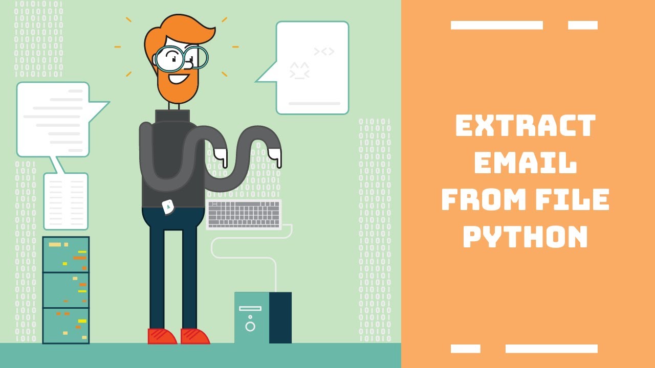 Extract emails from File - Writing a File parser in python