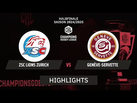 CHL: ZSC Lions Zurich vs. Genève-Servette - Halbfinale | Highlights | SDTV Eishockey