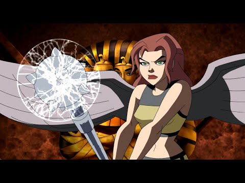 Hawkgirl (DCAU) Powers and Fight Scenes - Justice League Unlimited