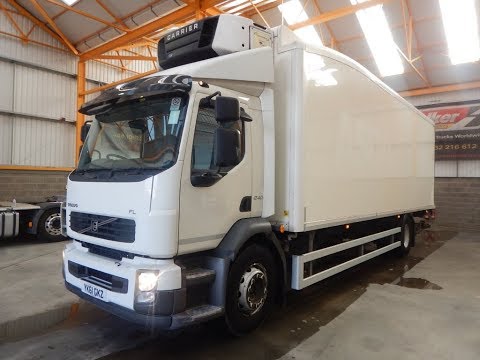 VOLVO FL 240 EURO 5, 4 X 2 INSULATED FRIDGE/FREEZER BOX - 2011 - YK61 GKZ