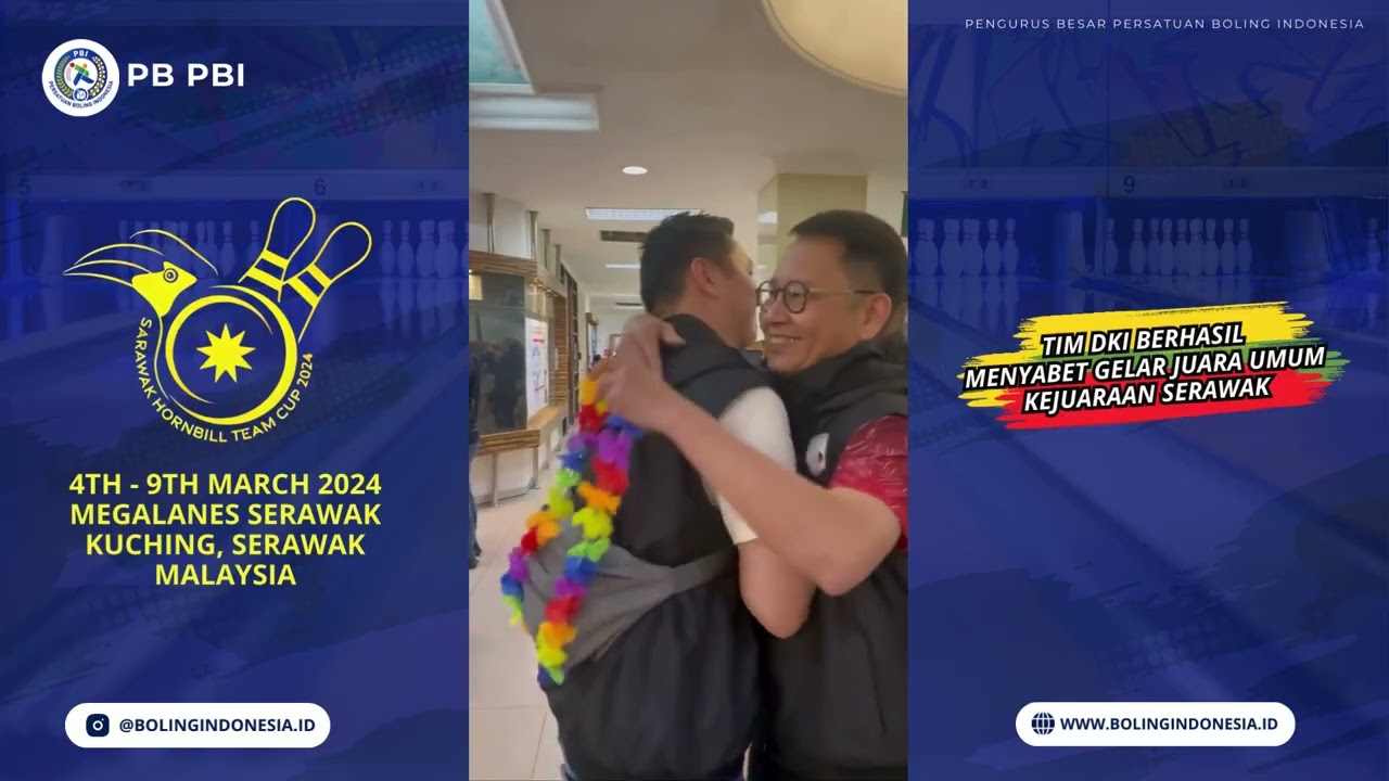 TIM DKI BERHASIL MENYABET GELAR JUARA UMUM KEJUARAAN SERAWAK 1