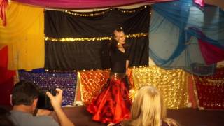 Mim performing 'A Caballo' at Casbah Cafe