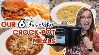 🌟 THE BEST OF 🌟 CROCK-POT RECIPES | OUR FAMILY'S FAVORITE SLOW COOKER DINNERS! | WHAT'S FOR DINNER?