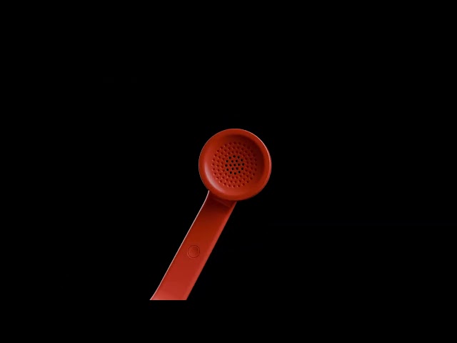سماعة هاتف كلاسيكية بوب فون Native Union Pop Phone كيبل تايب سي - احمر