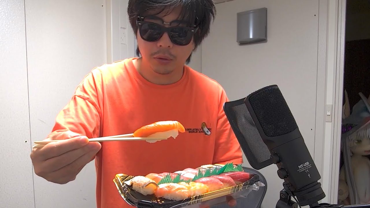 無人島帰りに寿司食う男