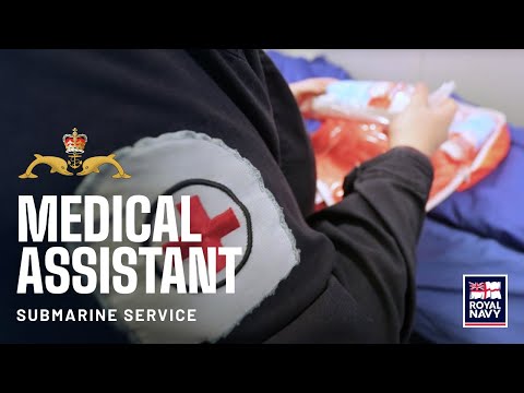 Royal Navy Medical Assistant in the Submarine Service