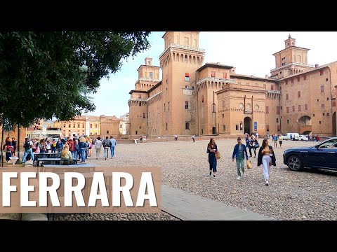 FERRARA 🏰 (Emilia-Romagna) Italy walking tour in 4k
