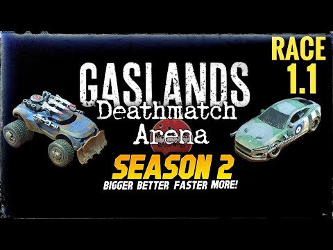 Gaslands Deathmatch Arena – Season 2 Begins | Race 1.1 Gaslands Gameplay Battle Report