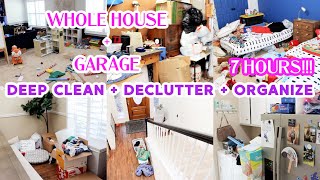 *EXTREME* ULTIMATE WHOLE HOUSE CLEAN WITH ME! ALL DAY SPEED CLEANING MOTIVATION! DECLUTTER WITH ME!