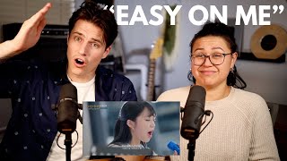 Chase and Melia React to Jeong Eun Ji (정은지) - Easy On Me | Begin Again Open Mic (비긴어게인 오픈마이크)