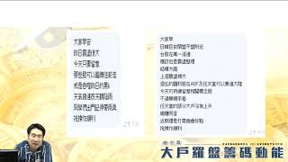 【大戶羅盤籌碼動能】#謝宗霖 0422 一萬一震盪個股表現盤 今日買籌碼佳的趨勢股 (圖)