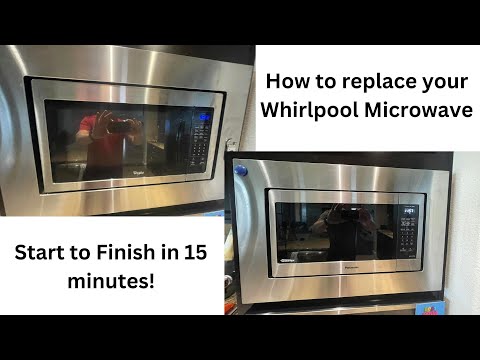 Replacing Built-in Whirlpool Microwave using same equipment