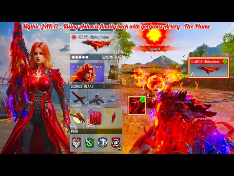 Mythic JAK 12 - Rising Ashes is now back with Artery - Fire Plume to destroy every enemy in CODM 🐦‍🔥