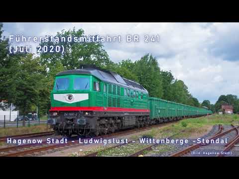 4k Führerstandsmitfahrt Hagenow Stadt - Wittenberge - Stendal