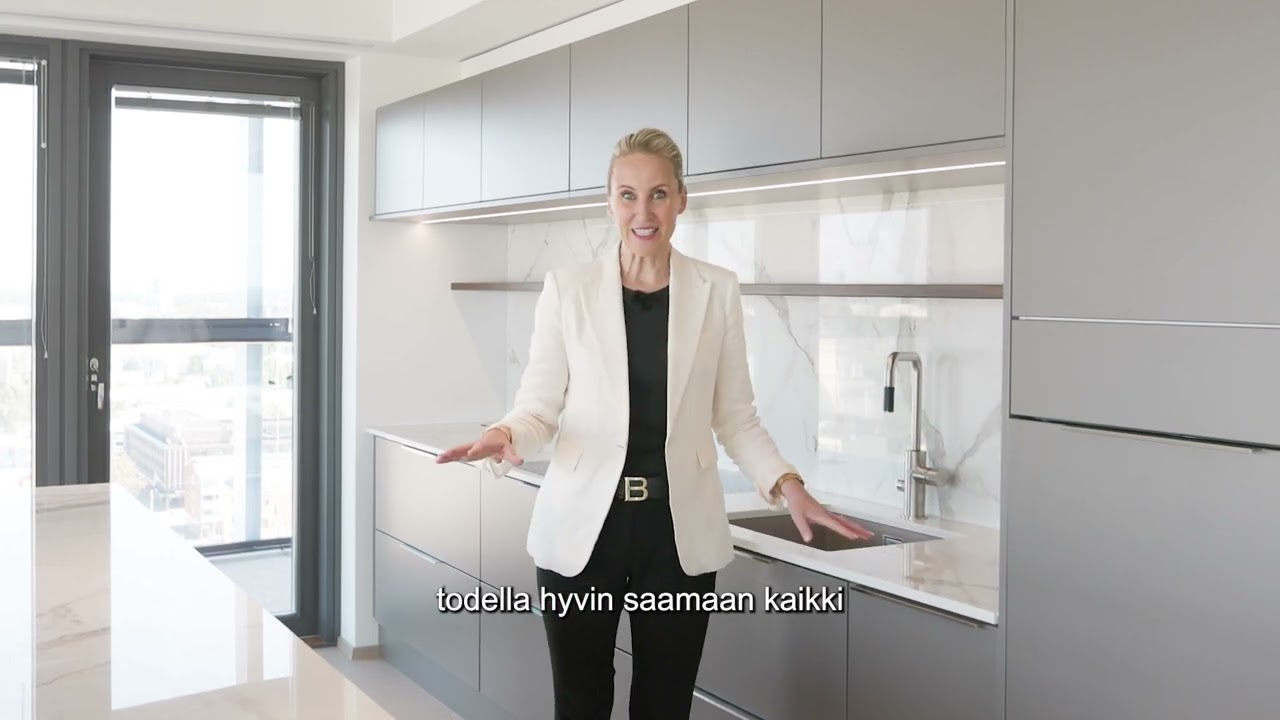 Esittelyvideo Skanska Kodeille Oulun Plaanatornin upeasta A92 huoneistosta