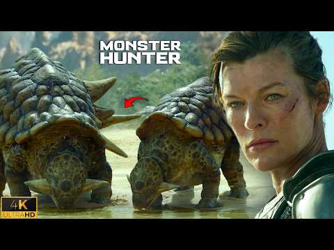 Milla Jovovich vs Monster - Night Attack Scene | Monster Hunter