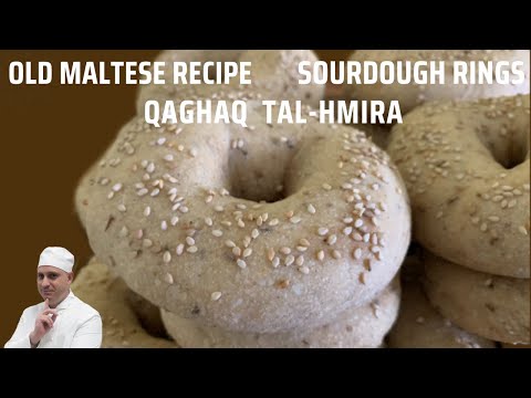 Qagħaq bil-Hmira Naturali Recipe | Traditional Maltese Bread Rings