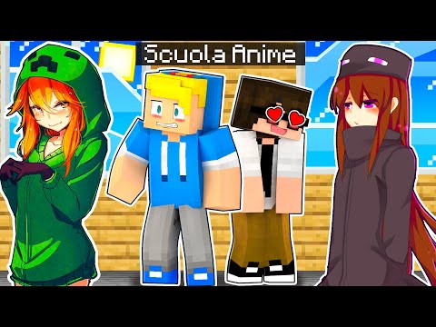 Sbriser - Let's Go To An Anime School With My Friends On Minecraft!