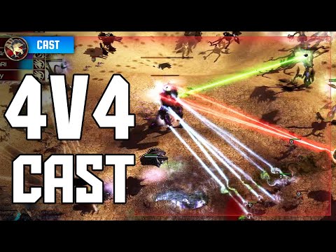 C&C3: Kane's Wrath - This 4v4 Game is Insane! | Replay Cast