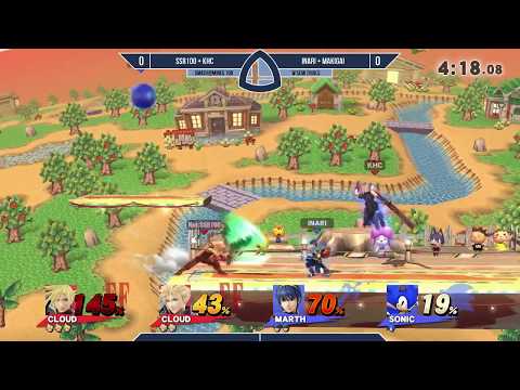 Sm4sh@Mines #108 - SSB100 + KHC Vs. IU|Inari + IU|Makigai - Doubles Winners Semifinals