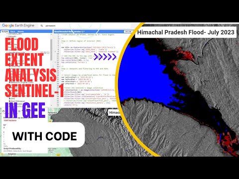 Flood Impact Assessment Using Sentinel-1 | Preprocessing and Flood Extent Analysis | GEE | Tutorial