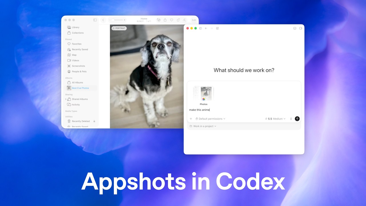 Introducing Appshots in Codex - OpenAI Youtube